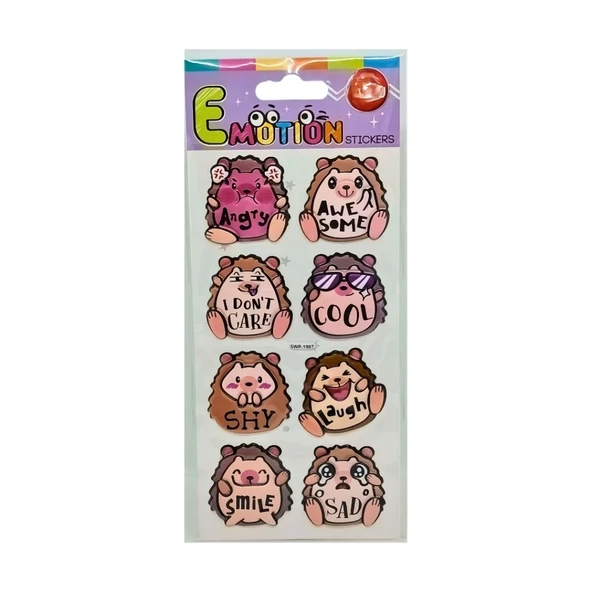 Puffy Stickers Kirpi ürün görseli 1
