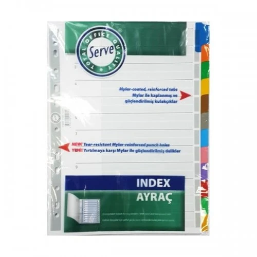 Serve Sv-5525-K Karton Seperatör 12 Renk ürün görseli 1