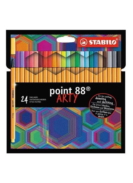 Stabilo Point 88 Arty Fineliners (Keçe Uç Kalem) 0,4Mm 24 Renk Yeni 8824/1-20 ürün görseli 1