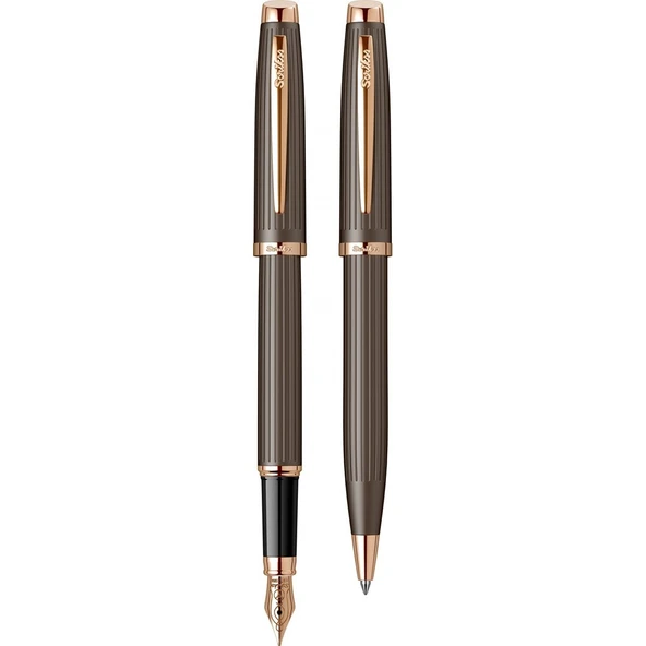 Scrikss 39 Dolma Kalem+Tükenmez Kalem Takım Rose Gold ürün görseli 1