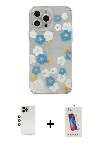 MARSİLYAN™- iPhone 13 Pro Max Kılıf Eksen Asil Prime - Siyah Joko 5D Cam + Shine Kamera Lens - GD ürün görseli 1