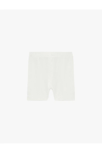 Koton Kız Çocuk Pamuklu Beli Lastikli Basic Kısa Tayt - Resim 10