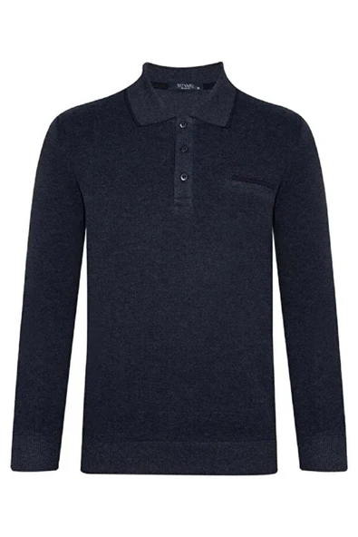 Hipatu Süvari Polo Yaka Selanik Sweat - Resim 7
