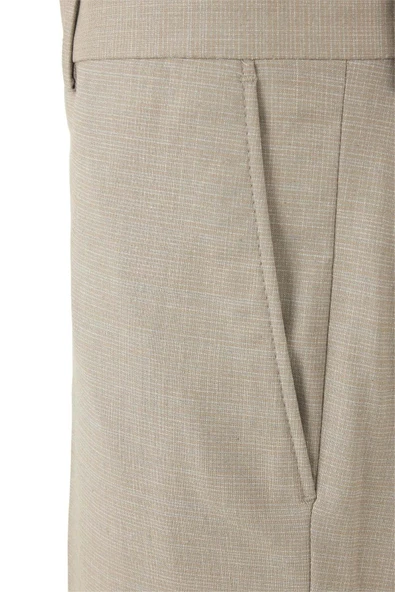 Hipatu Süvari Bej Regular Klasik Pantolon - Resim 3