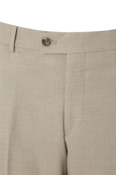 Hipatu Süvari Bej Regular Klasik Pantolon - Resim 2