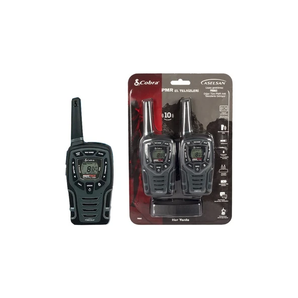 Aselsan PM-865 10 Km Mesafeli Titreşimli İkili El Telsizi 8 Kanal Dayanıklı Model ürün görseli 1