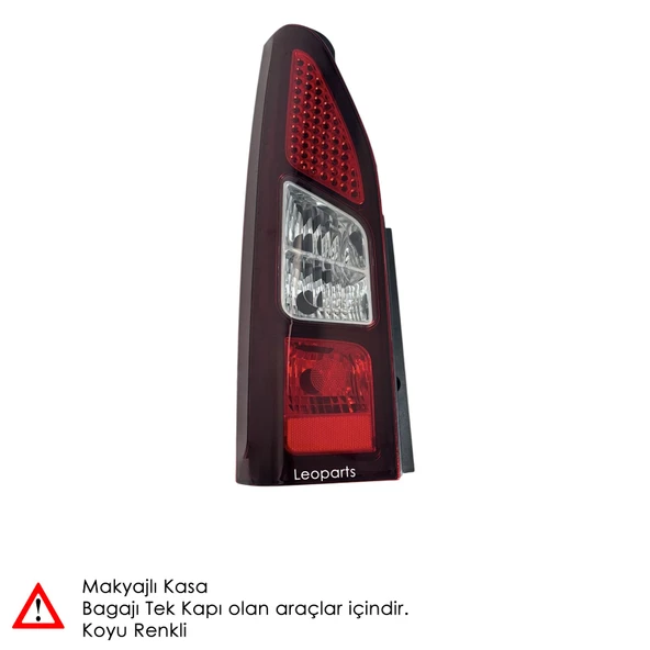 Leoparts Partner Tepee Stop Lambası Sol (Koyu Renk / Duysuz) 2008-2015 9677205180 ürün görseli 1