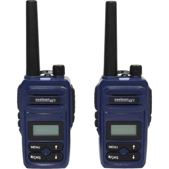 ASELSAN PM-985 PMR PİL VE ŞARJ DAHİL İKİLİ EL TELSİZİ (12 KM)(16 KANAL + 121 ALT KANAL) ürün görseli 1
