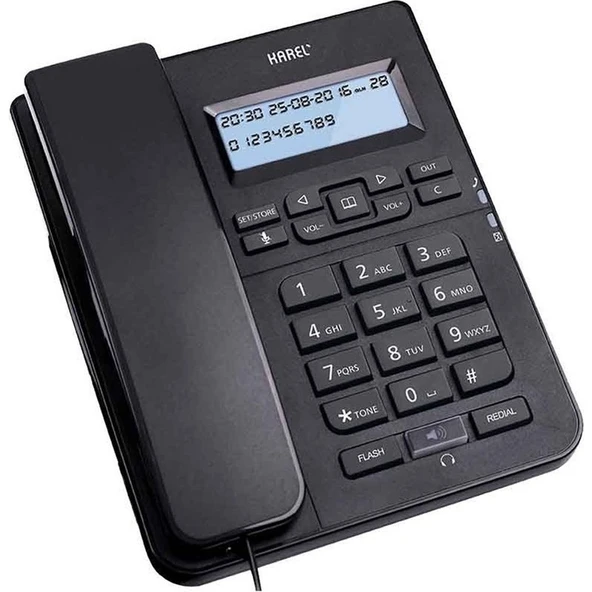 Karel TM-145 LCD Ekranlı Kablolu Masaüstü Telefon ürün görseli 1