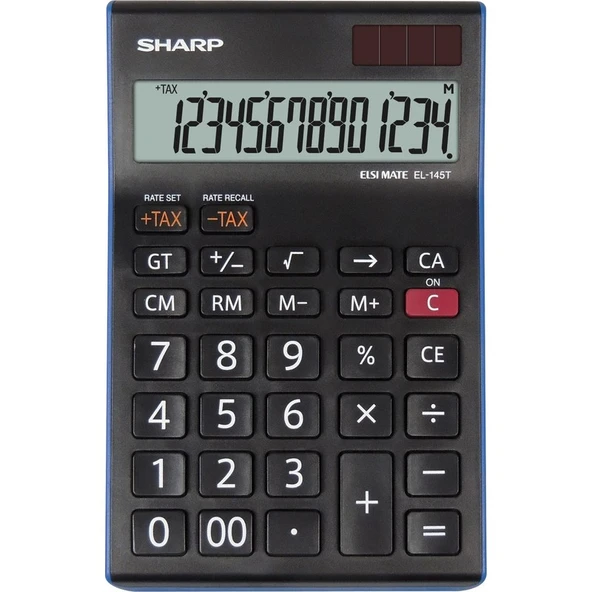 Sharp EL-145TBL 14 Hane Masa Üstü Hesap Makinesi ürün görseli 1