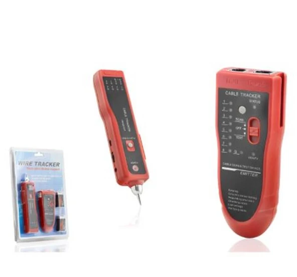 HADRON HDX6527 Wire Tracker Kablo Bulucu ve Hat Test Cihazı Kırmızı Siyah ürün görseli 1