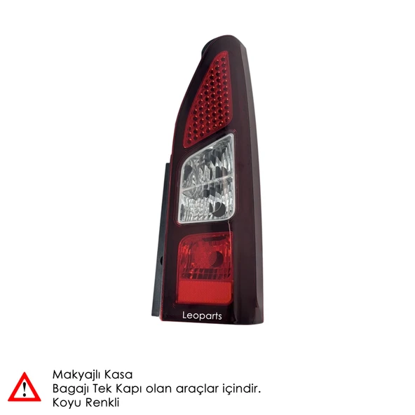 Leoparts Partner Tepee Stop Lambası Sağ (Koyu Renk / Duysuz) 2008-2015 9677205080 ürün görseli 1
