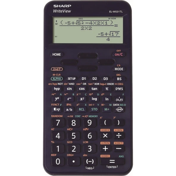 Sharp EL-W531TLBBL 420 Fonksiyonlu Bilimsel Hesap Makinesi Lacivert Geniş Dot Matris LCD Ekran ürün görseli 1