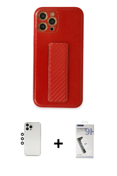 MARSİLYAN™- iPhone 12 Pro Kılıf Yörünge Yansıma - Şeffaf Uv Polymer Nano Ekran Koruyucu + Shine Kamera Lens - GS ürün görseli 1