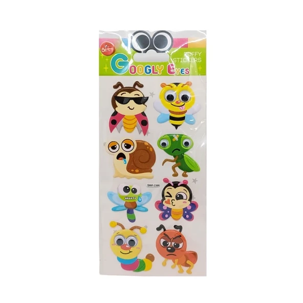 Puffy Stickers Böcekler ürün görseli 1