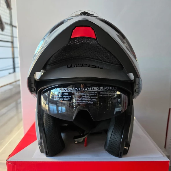 ÇENE AÇILIR VİZÖRLÜ KASK WOSEN M - Resim 4