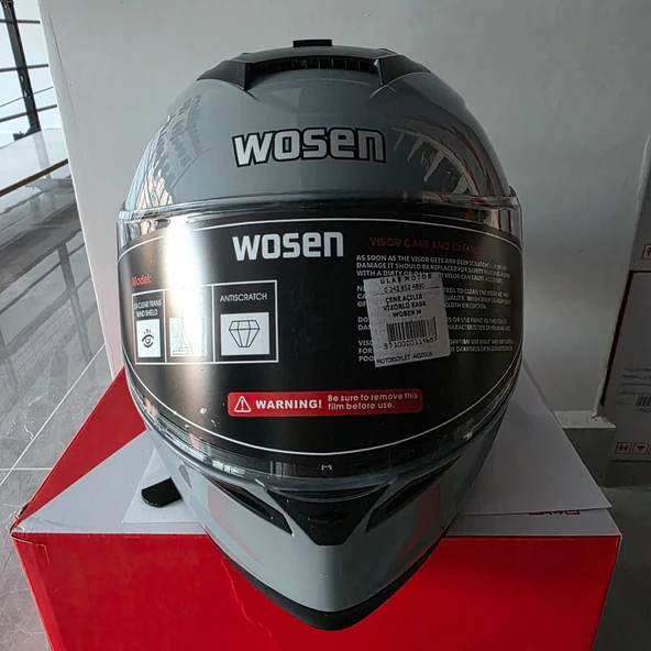 ÇENE AÇILIR VİZÖRLÜ KASK WOSEN M - Resim 3