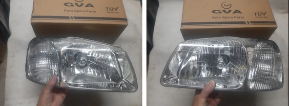 DEFO BİRİNDE VAR İKİ ADET FİYATIDIR ÇİFT TAKIM Hyundai Accent milenyum-(00-03) Far 2000 DEN 2003 yılına kadar ürün görseli 1