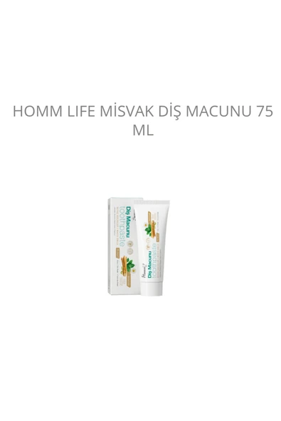 Homm Life Misvak Diş Macunu 75 ml. (Florür içermez) ürün görseli 1