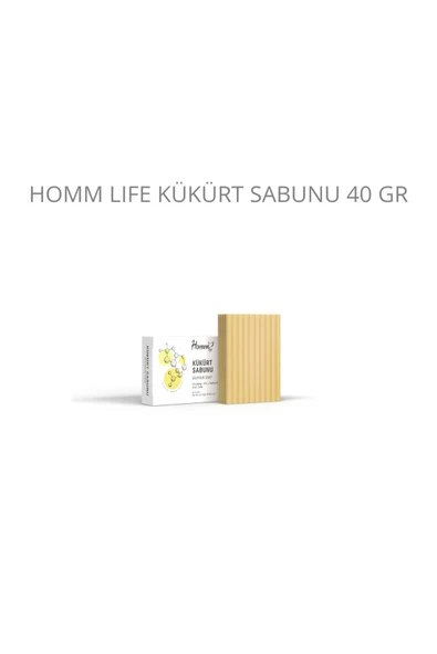 Homm Life Kükürt Sabunu 40 gr ürün görseli 1