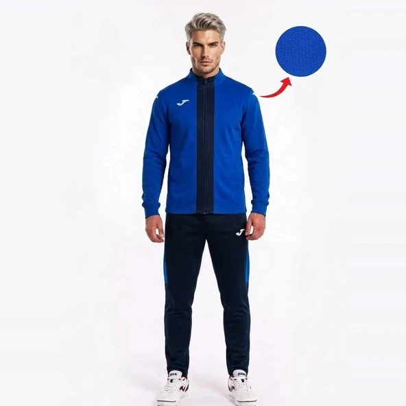 Joma 9212423 Stadio Erkek Eşofman Takımı - Mavi/Lacivert ürün görseli 1