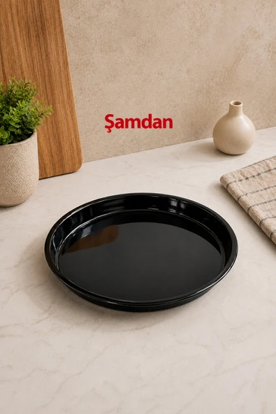 Şamdan Yuvarlak Fırın Tepsisi 39 cm ürün görseli 1