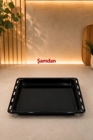 Şamdan Pizza - Fırın Tepsisi 37x34 Cm ürün görseli 1