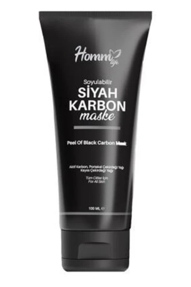 Homm Lıfe Siyah Karbon Maske 100  ml ürün görseli 1