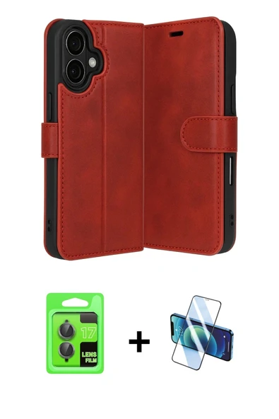 MARSİLYAN™- iPhone 17 Kılıf Siluet Işık Serisi - Siyah 3D Antistatik Seramik Nano Ekran Koruyucu + Raze Metal Kamera Len ürün görseli 1