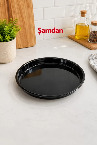 Şamdan Yuvarlak Fırın Tepsisi 36 CM ürün görseli 1