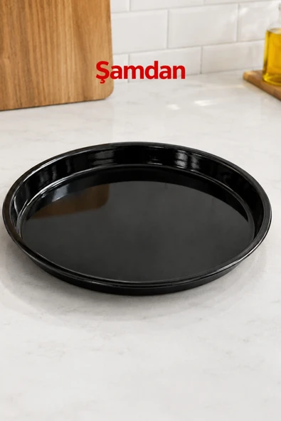 Şamdan Yuvarlak Fırın Tepsisi 43 Cm ürün görseli 1