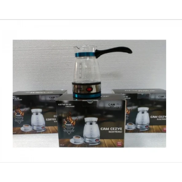 GENERAL HOME CZ-47 CAM ELEKTRİKLİ CEZVE ürün görseli 1