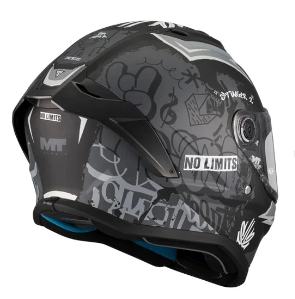 KASK MT ÇOCUK STINGER TAGGER B2 MAT - Resim 4