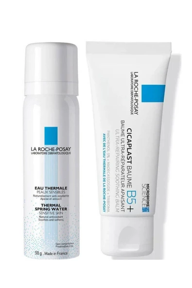 La Roche Posay BAUME B5+ YÜZ VE VÜCUT BAKIM KREMİ 40ML & THERMAL SPRING WATER TERMAL SU 50GR SET ürün görseli 1