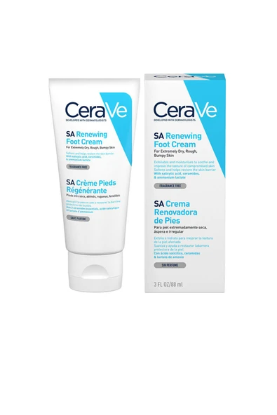 CeraVe Sa Aşırı Kuru ve Pürüzlü Ciltler İçin Yenileyici Ayak Kremi Cerave 88 ml ürün görseli 1