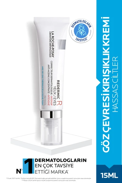 La Roche Posay La Roche-posay Redermic R Göz Çevresi Yoğun Bakım Kremi 15 ml ürün görseli 1