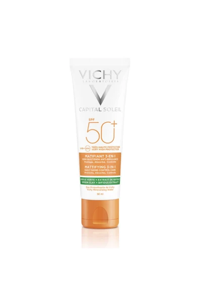 Vichy Capital Soleil Spf 50+ Matlaştırıcı Yüz Güneş Kremi 50 Ml ürün görseli 1