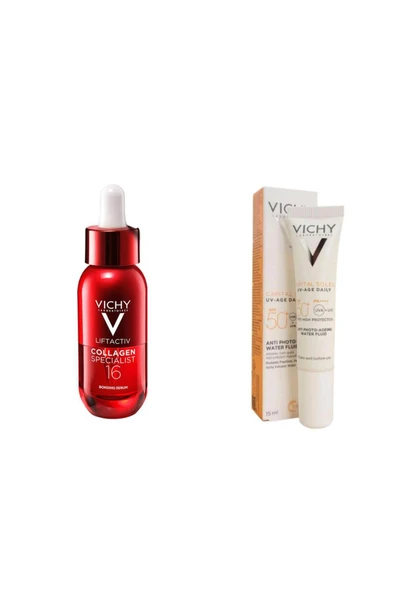 Vichy Liftactiv Collagen Specialist 16 Bonding Serum 30 ml + Uv Age Daily Spf50 15 Ml ürün görseli 1