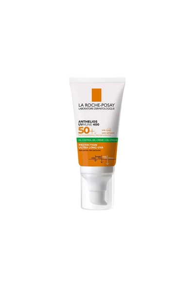 La Roche Posay Anthelios UVmune Oil Control Gel Cream SPF50 Güneşe Toleranssız Ciltlere Özel Yüz Güneş Kremi 50 ml ürün görseli 1