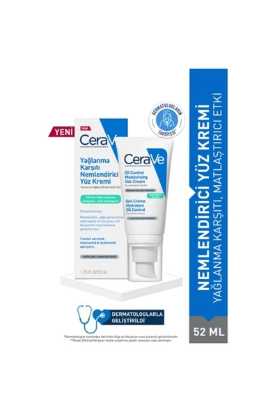 CeraVe Yağlanma Karşıtı Nemlendirici Yüz Kremi 52 ml ürün görseli 1