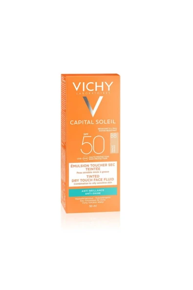 Vichy Capital Soleil Dry Touch BB Renkli SPF 50 Karma/Yağlı Cilt 50 ml ürün görseli 1