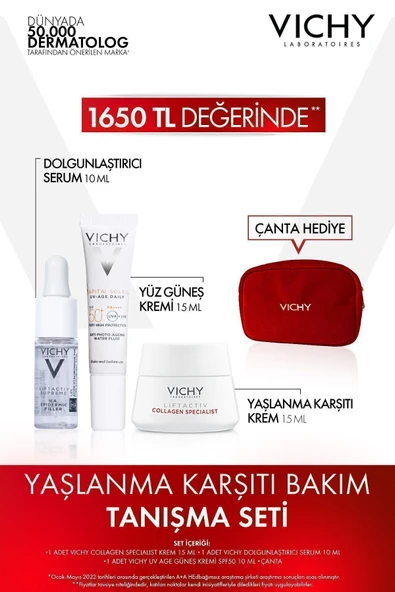Vichy Liftactiv Anti-Aging Skin Care Set- Gift Bag Passi.2460 ürün görseli 1