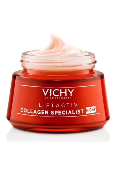 Vichy LİFTACTİV COLLAGEN SPECİALİST ANTİ-AGİNG NİGHT CARE CREAM 50 ML GHair711 ürün görseli 1