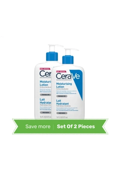 CeraVe Nemlendirici Losyon 473 ml Kuru ve Çok Kuru Ciltler 2 adet ürün görseli 1
