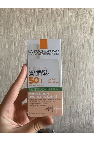 La Roche Posay Anthelios Uvmune 400 Fluide Oil Control Tinted SPF50+ 50 ml ürün görseli 1