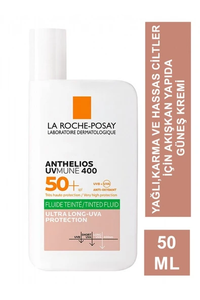 La Roche Posay Anthelios Oil Control Fluid Renkli Yüz Güneş Kremi 50 Ml ürün görseli 1