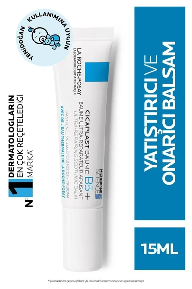 La Roche Posay Cicaplast Baume B5 15 ml Repair Cream for Dry and Irritated Skin LRPosay ürün görseli 1