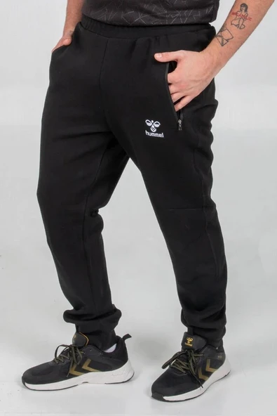 Hummel Armin Pamuklu Eşofman Altı Siyah - Resim 4