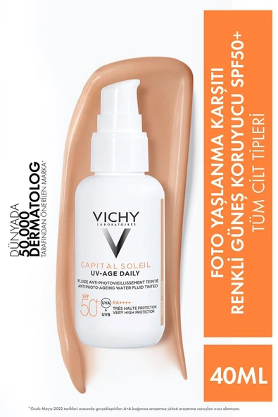 Vichy Capital Soleil Foto Yaşlanma Karşıtı Hafif Dokulu Renkli Güneş Koruyucu 40 Ml Spf 50 KEYÜRN424 ürün görseli 1