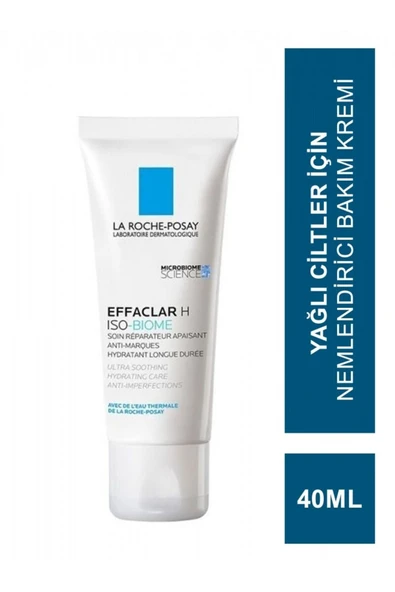 La Roche Posay Effaclar H Isobiome - Yağlı Ve Düzensiz Ciltlere Özel Nemlendirici Yüz Bakım Kremi 40 Ml ürün görseli 1